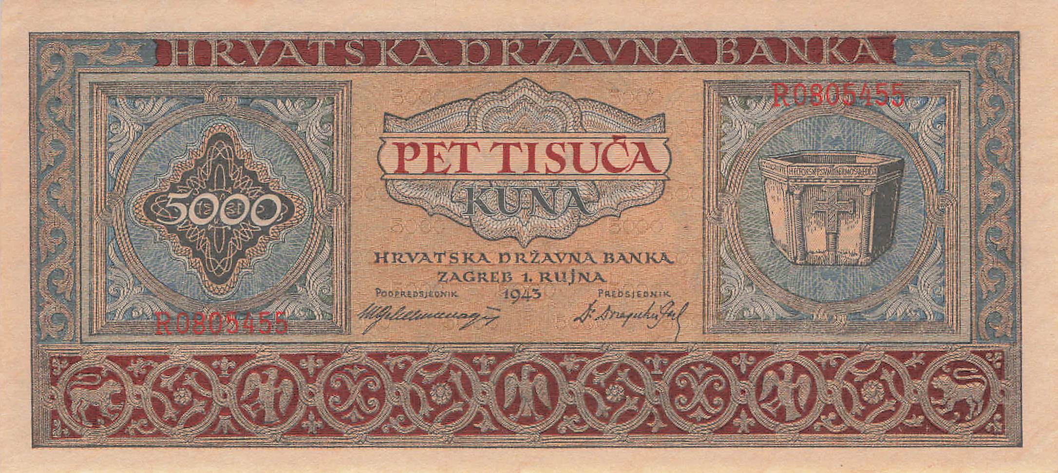 Kroatische Banknoten – von der Kuna bis zum Euro.
